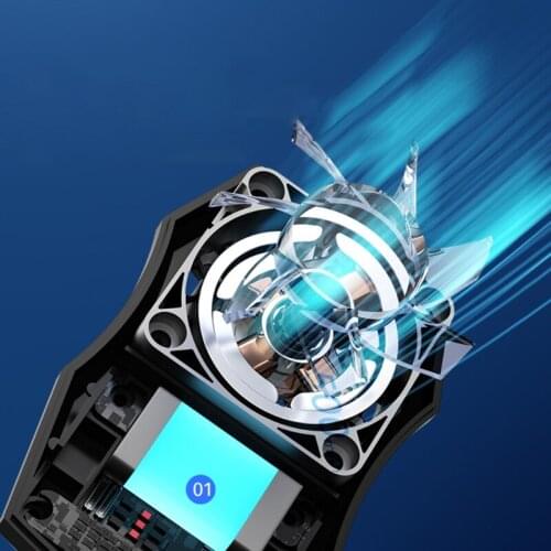 H7JF VGaming/Use Cell Phone Cooler Portable Mobile Phone Radiator Phone Cooling Fan Dissipate Heat Cooling Phone Temperature
