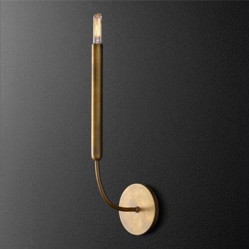 Vintage gold mirror lights in bathroom antique bronze wall lamps in restaurant bedroom indoor home interior art deco wall lights