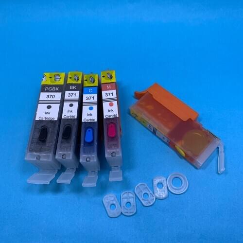 YOTAT 5pcs BCI-370XL Refillable ink cartridge BCI-370 BCI-371 for Canon PIXUS MG7730 MG7730F MG6930 MG5730 TS8030 TS9030 TS6030