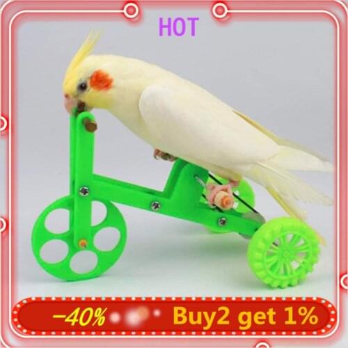 Funny Parrot Bike Toy Birds Training Plaything Educational Interactive Props