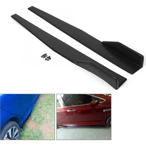 2pcs Car 860mm/33.8in Blade Side Skirt Rocker Splitter Wing Diffuser Replacement car accessories