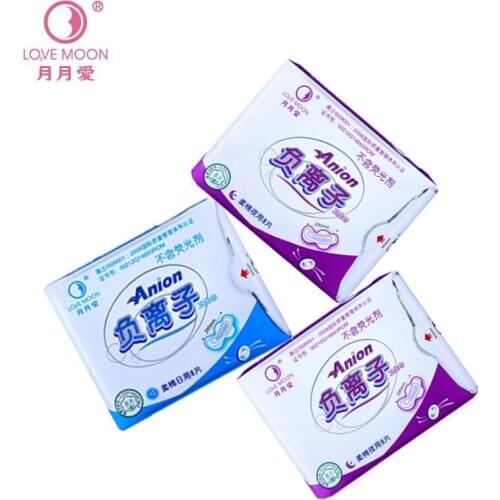 3 Pack Anion Panty Liners Anion Sanitary Pads Daily Use Women Cotton Health Care Sanitary Towel Postpartum Hygiene Pads For