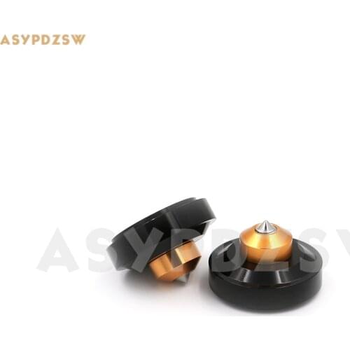 4PCS 39*26 Aluminum Black Power amplifier feet/Speaker shock pad/damping spikes/spike