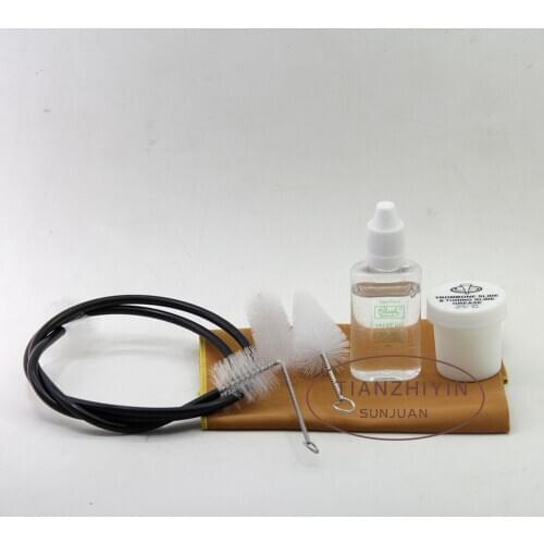 6Pcs Trumpet Cleaning Kit Flexible Brush Trumpet Mouthpiece Brush Valve