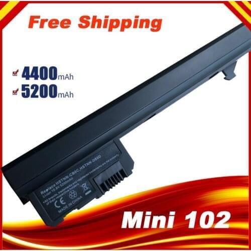 6cell Laptop Battery for Compaq Mini 102 mini CQ10 110c CQ10-100 for Hp mini 110 mini110 mini110-1000 537626-001 HSTNN-CB0C