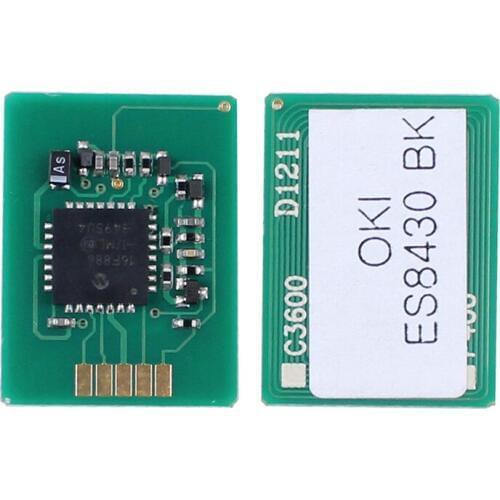 7.5K EU 44059128 44059127 44059126 44059125 Toner chip for OKI ES8430dn laser printer cartridge