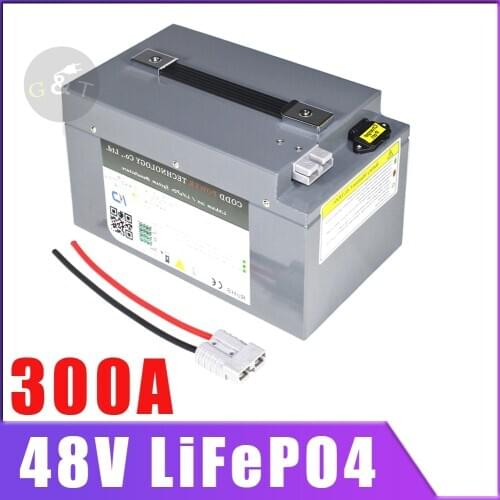 48V 150AH LifePo4 Battery 48V 100AH with BMS Max 300A Continous Discharge Deep Cycle Free Maintenance Solar Energy Storage