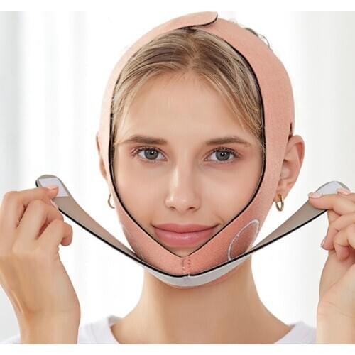 Face Slimming Bandage Strap V Facial Shaper Reduce Double Chin Face-Lift Belt 40JD