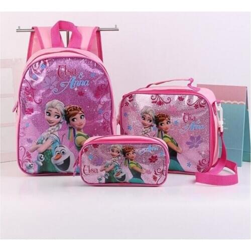 New Cartoon Mochilas Infantil Unicorn Kids Schoolbag Baby Girls Lovely Kindergarten backpacks Children Elsa school bag