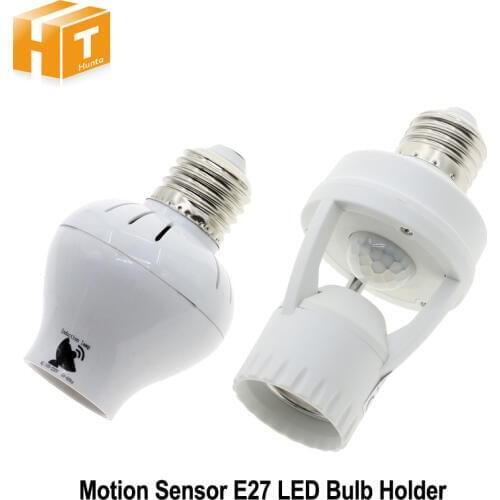 E27 Lamp Base Radar Microwave / PIR Human Body InfraRed Motion Sensor E27 Lamp Holder Switch