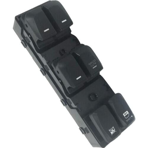 Front Left Window Master Switch with 1 Single AUTO Button Replacement for 2006-2009 Hyundai Tuscon