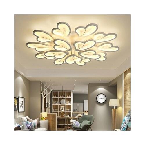 Lotus flower crystal light led bedroom light fixtures led ceiling light cafe hotel kitchen fixtures home decoration