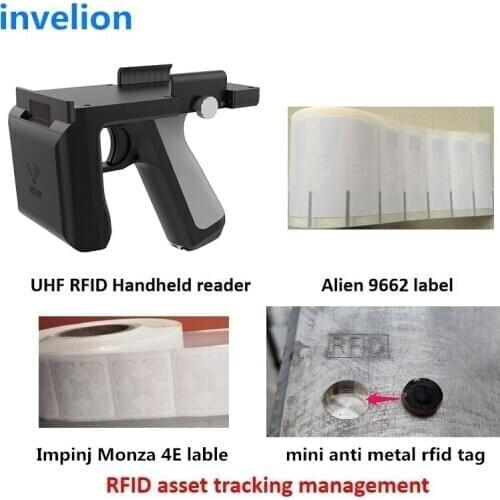 Impinj R2000 UHF RFID Barcode Scanner Warehouse Rugged Inventory Handheld uhf rfid reader long range 7meter with free SDK