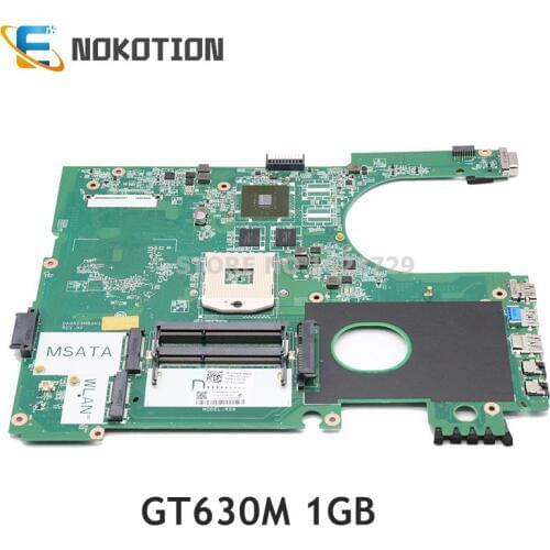 NOKOTION DA0R09MB6H1 CN-01040N 01040N Main board For Dell Inspiron 15R 5720 laptop motherboard DDR3 GT630M 1GB
