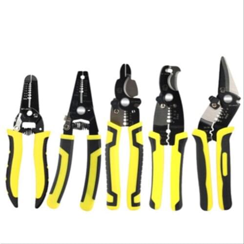 MECHANIC Multi-Function Stripper Pliers Wire Peeling Cut Line Electric Cable Shear Fiber Stripping Line Disconnection Tool