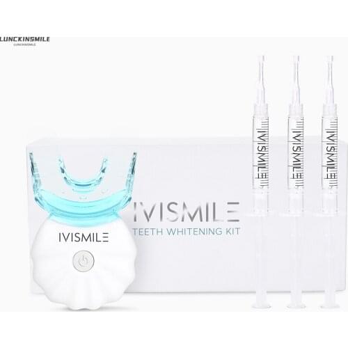 Tooth Whitening Suit, Household Whitening LED Lamp Whitening Gel 35% Urea Peroxide IP7 Waterproof Wireless Equipment