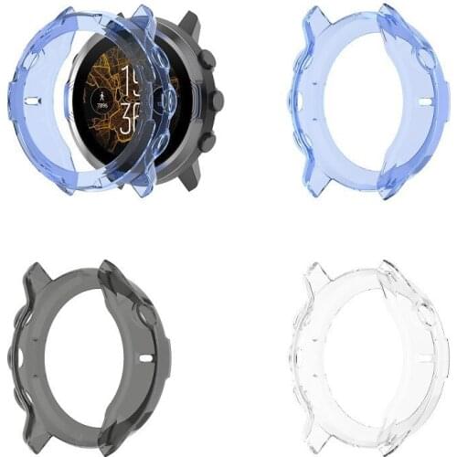 New Case For Suunto 7 Soft TPU Shell Protector Cover Band Half-pack Hollow