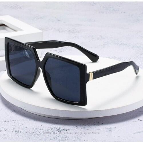 Imwete Oversized Sunglasses Women Luxury Designer Vintage Square Sun Glasses Classic Eyewear for Lady UV400 Big Frame
