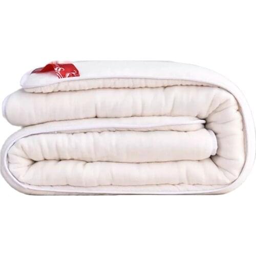 Handmade Quilt Cotton 100% for Single Double Bed Soft Comfortable Comforter Filling White Stuffed Spring Autumn Winter Chinese