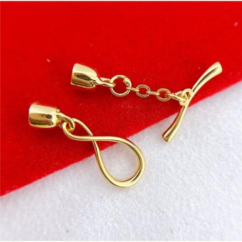 Wholesale DIY Natural Stones Beads Jewelry Making Accessories Silver/Gold/Rose Gold Metal Connector Clasps Findings