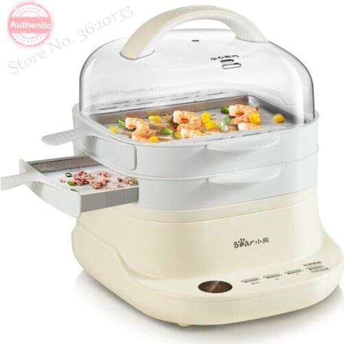 Electric Steamer Food Steamer Drawer Type Cooking Machine Intestine Powder Machine White Color Steamed Sausage