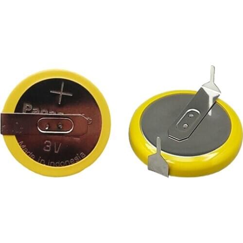 10pcs/lot Panasonic Car Remote Key CR2354 3V Button Battery with 2 Soldering Pins instrument and meter Lithium Batteries Cell