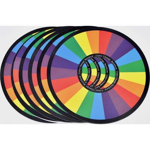 Rainbow Rings Magic Tricks Color Changing Ring Magia Magician Stage Accessories Illusion Props Gimmick Comedy