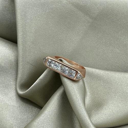 Rose Plated Luxury Imported Ring
