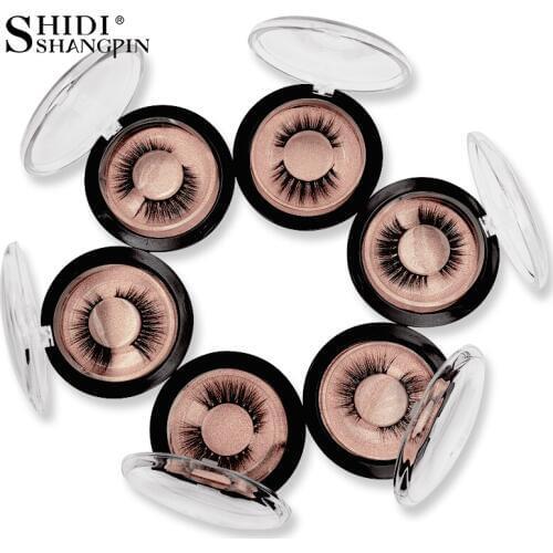 SHIDISHANGPIN 1 Pair False Eyelashes Natural 3d Mink Lashes Long Eyelashes Maquillaje Cilios 3d Fake Eye Lashes Mink Eyelashes