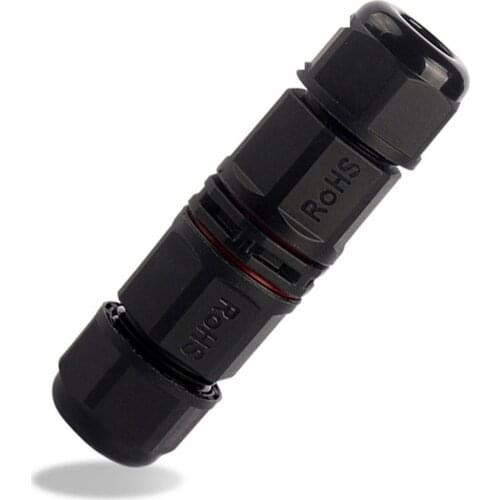 IP68 Waterproof Connector, 400V 25A 6-11mm, 2/3/4Pin, Electrical Screw Type Power Cable Conector Junction Box, For Outdoor Led