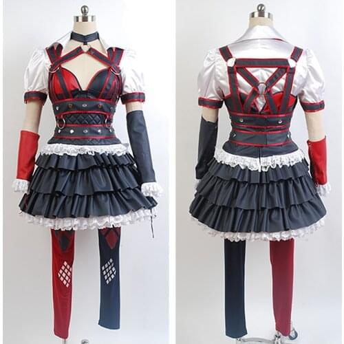 In Stock) Movie Dark Knight Costume Harley Cosplay Costume Uniform Dress Halloween Cosplay Costumes For Women Full Sets