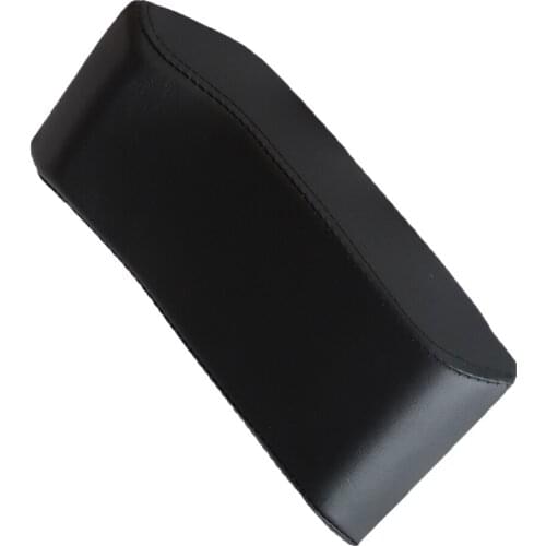 High Quality Universal Passenger Sissy Bar Backrest Foam Cushion Pad For Harley Honda Suzuki Synthetic Leather Motorcycle Seat