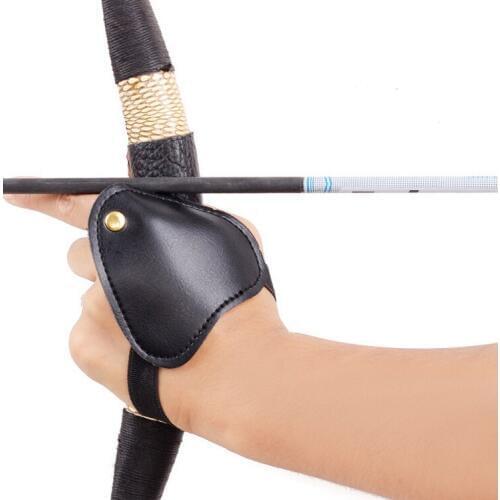 Archery Finger Guard Adjustable Elastic Band Shooting Protecter For Bow And Arrow Hunting Accessories