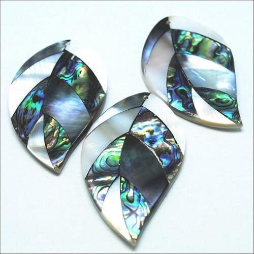 1PC nature abalone shell matching shell pendants mother of pearl shell beads pendants owl turtles leaf free shipping wholesale