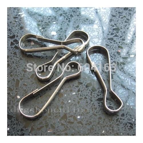 100 PCS Spring Hook Purse Zipper Pulis 1.5" 38mm Snap Lanyard Zipper pull