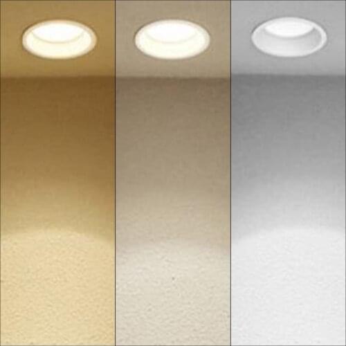 2.5" Living Room Home Background Wall Downlight Perforated Led Spotlight Embedded Ceiling Light High CRI Detachable Spotlight