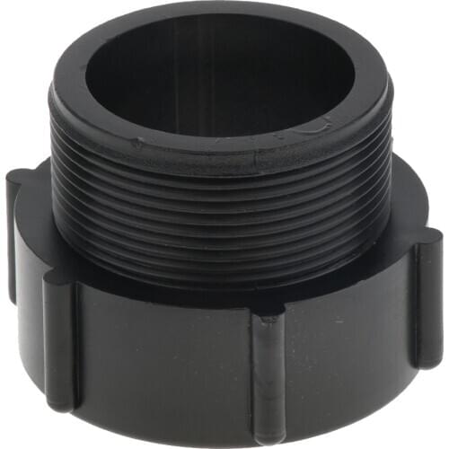 2 inch IBC Tote Valve Adapter Connector IBC Tank Container Fitting for DN50 BSP Pipe Hose, Coarse to Fine Thread