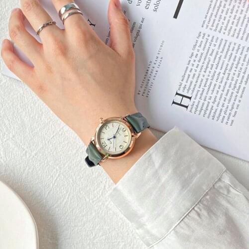 2020 New Fashion Women Watches Casual Leather Quartz Watches Ladies Dress Watch Relogio Feminino Zegarek Damski Girl Clock Gift