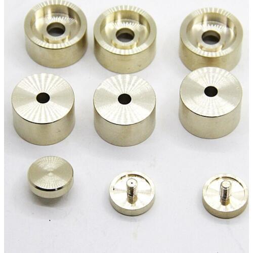 90 Pcs Trumpet Top Caps Chrome New Brass Parts trumpet accessories trumpet parts trumpet repair finger button