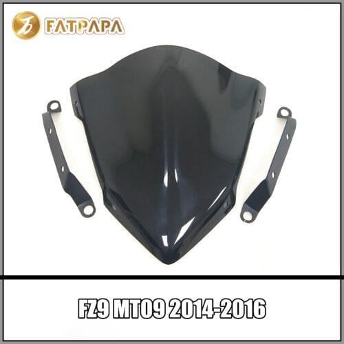Motorcycle Accessories Windshield For YAMAHA FZ9 MT09 MT 09 MT-09 2014 2015 2016