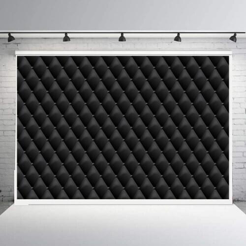 Abstract black leather upholstery luxury background photography backdrops photo booth props vinyl baby shower party decor B-858