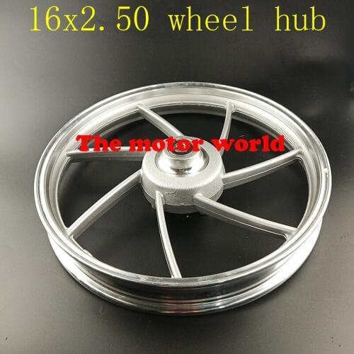 Free Shipping Hot Sale 16 Inch Aluminium Alloy Wheel Hub Disc 6200 Bearing Rims for 16X2.50 Tyre Fits Electric Vehicle E-Bike