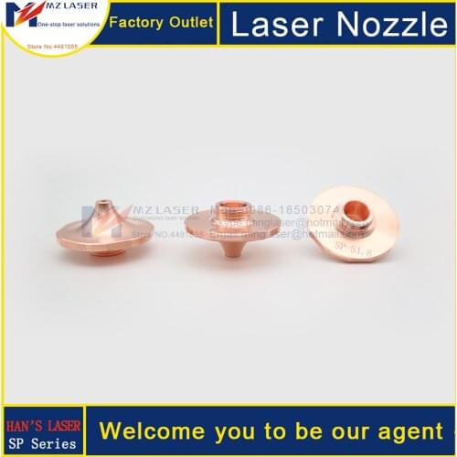 HANS LASER SP-1.6 1.8 Fiber Laser cutting Machine Single Nozzle Connector Spare parts Accessories adapter piece