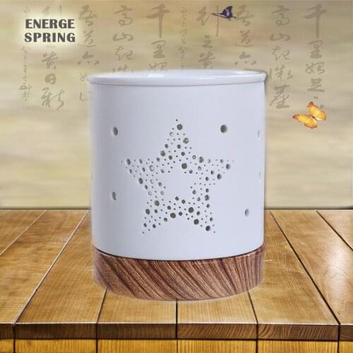 Ceramic Aroma Burner White Porcelain Aromatherapy Essential Oil Stove Candle Aromatherapy Furnace Crafts For Home Decor