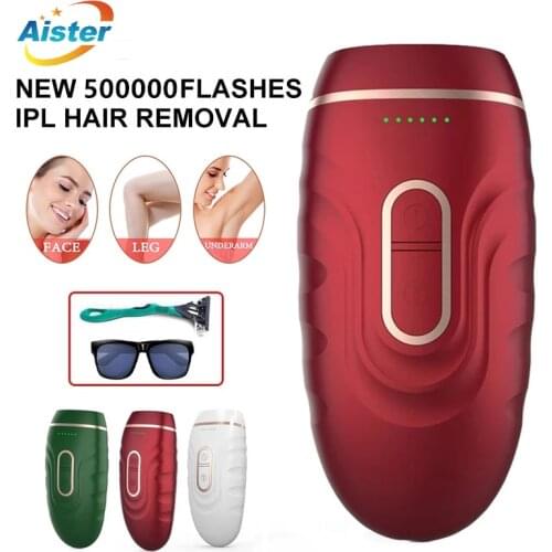 Home Hold Depilatory Mini Hair Epilator Permanent IPL Laser Hair Removal Device 50W Shot Light Pulses Whole Body Hair Remover