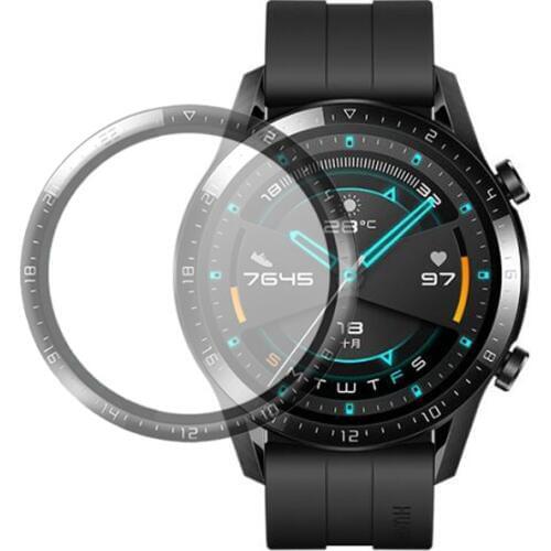 3D Curved Edge Soft Clear Protective Film Full Cover For Huawei Watch GT 2 46mm GT2 Smartwatch LCD Screen Protector (Not Glass)
