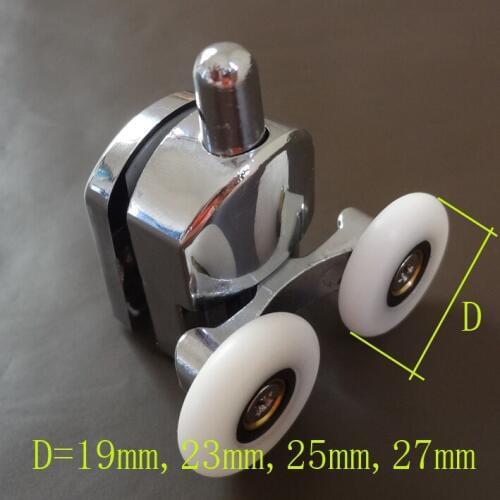 Shower Door Rollers diameter 19mm/23mm/25mm/27mm 4pcs/lot