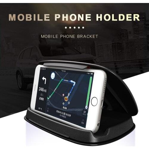 Newest 1pc Small Size Car Dashboard Phone Mount Holder GPS Adjustable HUD Cellphone Stand Clamp for 3"-6" Phone