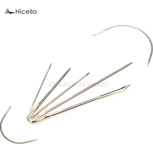 Original Hicello 7 Pcs/Set Hand Repair Upholstery Sewing Needles Craft Leather Carpet Canvas Sewing Stitching Tool 15x9cm