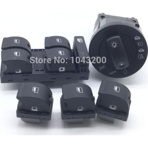 8E0959851 New Driver Side Electric Master Window Switch Headlight Switch For AUDI A4 S4 B6 B7 RS4 SEAT Exeo 8E0959855 8E0941531